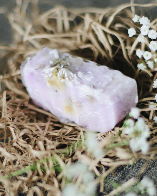 Violet and Lavender artisanal bar soap