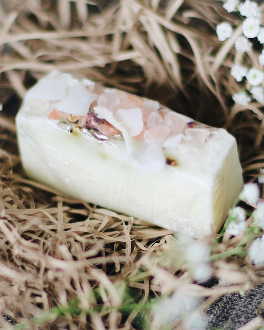 Coconut and Pink himalaya salt artisanal bar soap